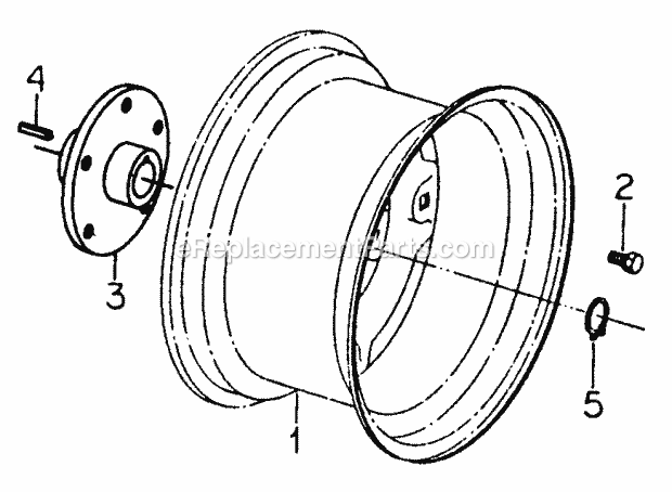 Rear Wheels & Hubs-582 Special Diagram and Parts List for 1604 2050598U, 144-582-399, 145-582-399, 142-582-3 Cub Cadet Lawn Tractor
